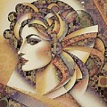 Mosaic Style Abstract Portrait - 01551-SA5A